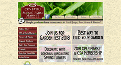 Desktop Screenshot of coveyouscenicfarm.com
