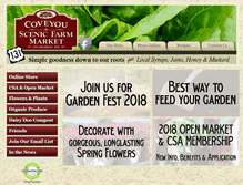Tablet Screenshot of coveyouscenicfarm.com